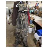 insulated camouflage bib overalls With hood size