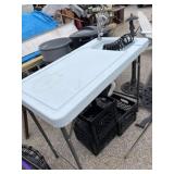portable outdoor fish and game cleaning table