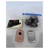 Verizon Motorola phones pink and silver, with