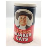 Quaker oats 1982 metal tin
