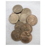 10 Sacagawea's dollars