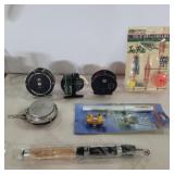 Fishing reels, pen fishing rod, portable fishing