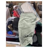 Hats, gloves, scarves, blanket, ponchos, etc.