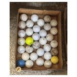 Mix of golf balls
