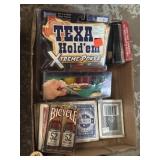 Several card decks & new Texas hold 'em extreme