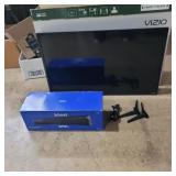 32' Vizio TV no remote and 16' onn sound bar
