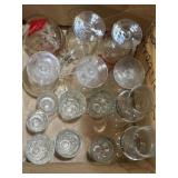 Mixed advertising schooners, low ball glasses,