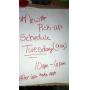 Pick up schedule Tuesday 10-6pm