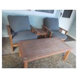 Teak Patio Furniture Set