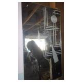 MCM Art Deco Mirror from Marina Bar, WI