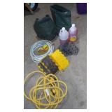 Camper Electric Cord, Wheel Chocks, Hoses+
