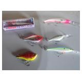 6 Assorted Fishing Lures