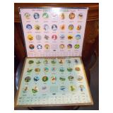 2 Vtg Picture Word Puzzles