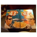 2 Collectable Nascar #43 Petty Cereal Boxes