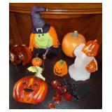 Halloween Witch, Pumpkins, Ghost