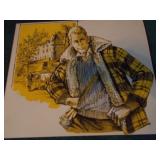 Retro Mens Clothing Ad Art