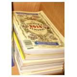 Shelf of Farmers & World Almanacs 1994-2019