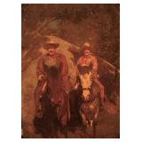 Vintage Western Movie Star Color Photo/Print