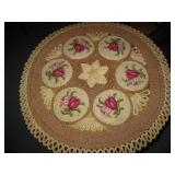 18" Handmade Chinese Woven Rafia Table Trivet
