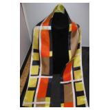 Mid Century Neck Geometric Scarf