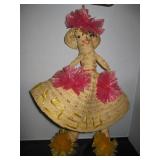 Retro Nassau Reed Souvenir Doll