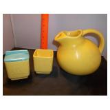 Vtg USA Pitcher & Franciscan Ware Containers
