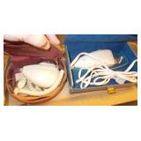 Vtg Norelco Electric Shaver & Scissors w/ Cases