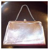 Retro Brushed Silver Purse