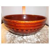 Vintage Brown Stoneware Bowl