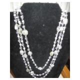 Lia Sophia Multi strand Beaded Pearl Necklace
