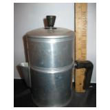 Vintage Aluminum Strainer Coffee Pot