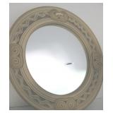14" Round Stoneware Mirror- Albuquerque, NM