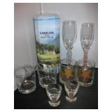 MCM Bar Glassware, Shot & Champagne