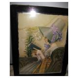 Vintage Hedvig Norskov Print on Mirror