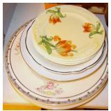 Vtg California Pottery Plates, Derwood, Camwood, +