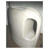 Vtg Hall Water Pitcher & Gold Metallic Planter