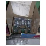 NIB Retro Chrome Recessed Soap Dish