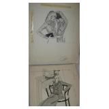 Orig.1975 Fashion Ink Ad Work for Madigans Chicago