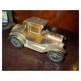 Vtg Bank of Stephenson Brass Model T Bank