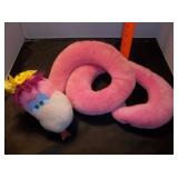 1983 Am. Greetings Pink Rattle Snake Amtoy