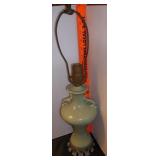 Vtg Green Ceramic by White Lamp Co.