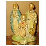 Antique Holy Family Figurine