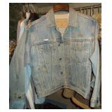 Denim Jacket w/ Biker Pins