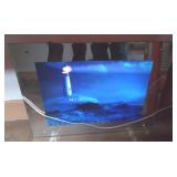 Light Up Lighthouse Wall Art- Mirrored Frame