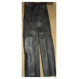 Black Interstate Leather Pants