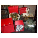 Christmas Brass Candle Holders & Decor