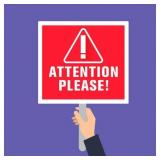 ATTENTION! Are you on the 