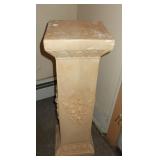 Plaster Pillar Plant Stand