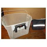 White Wire Bike Basket & Huffy Pak