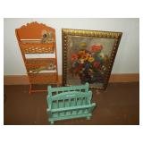 Letter Holder, Mag Rack & Picture